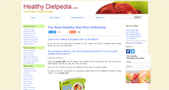 Desktop Screenshot of healthy-dietpedia.com