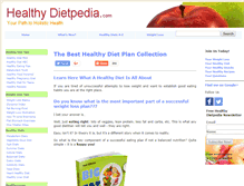 Tablet Screenshot of healthy-dietpedia.com